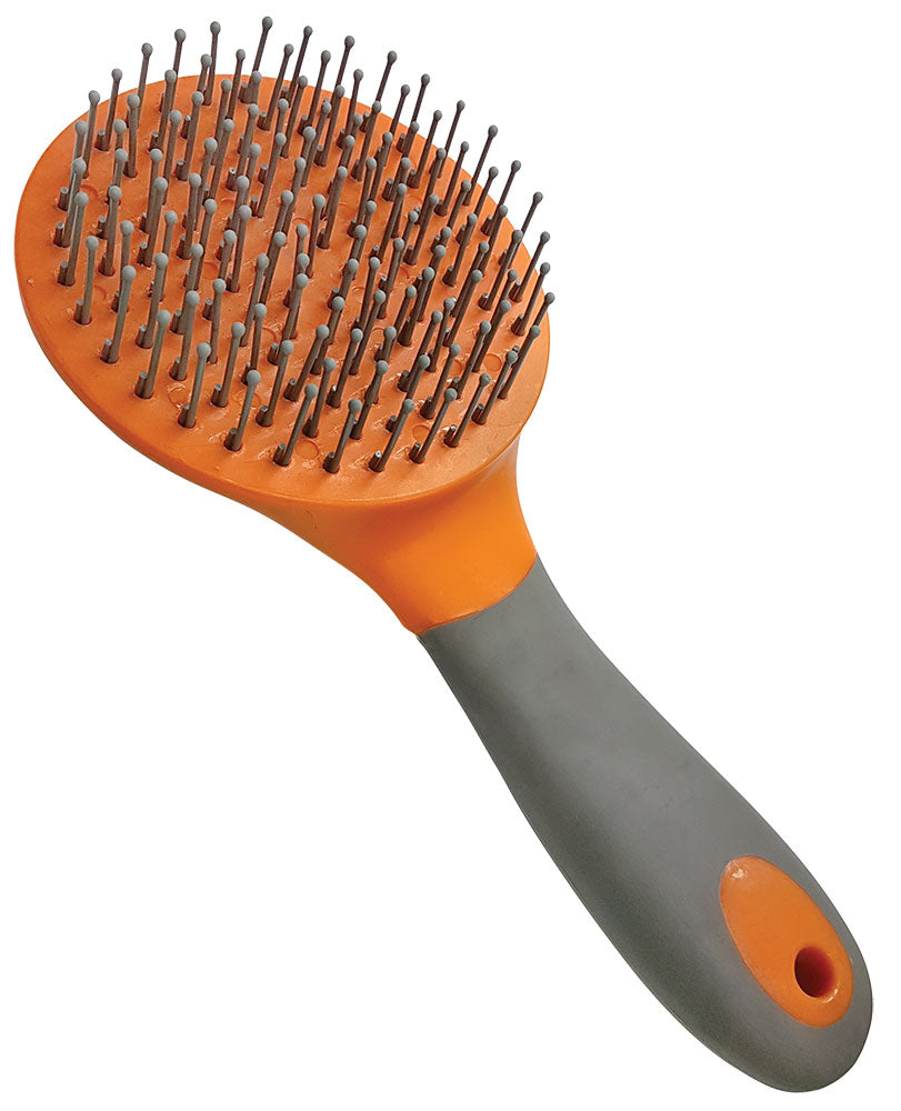 Zilco Mane &amp; Tail Brush Orange/Grey