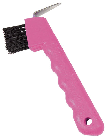 Zilco Deluxe Hoof Pick &amp; Brush Pink