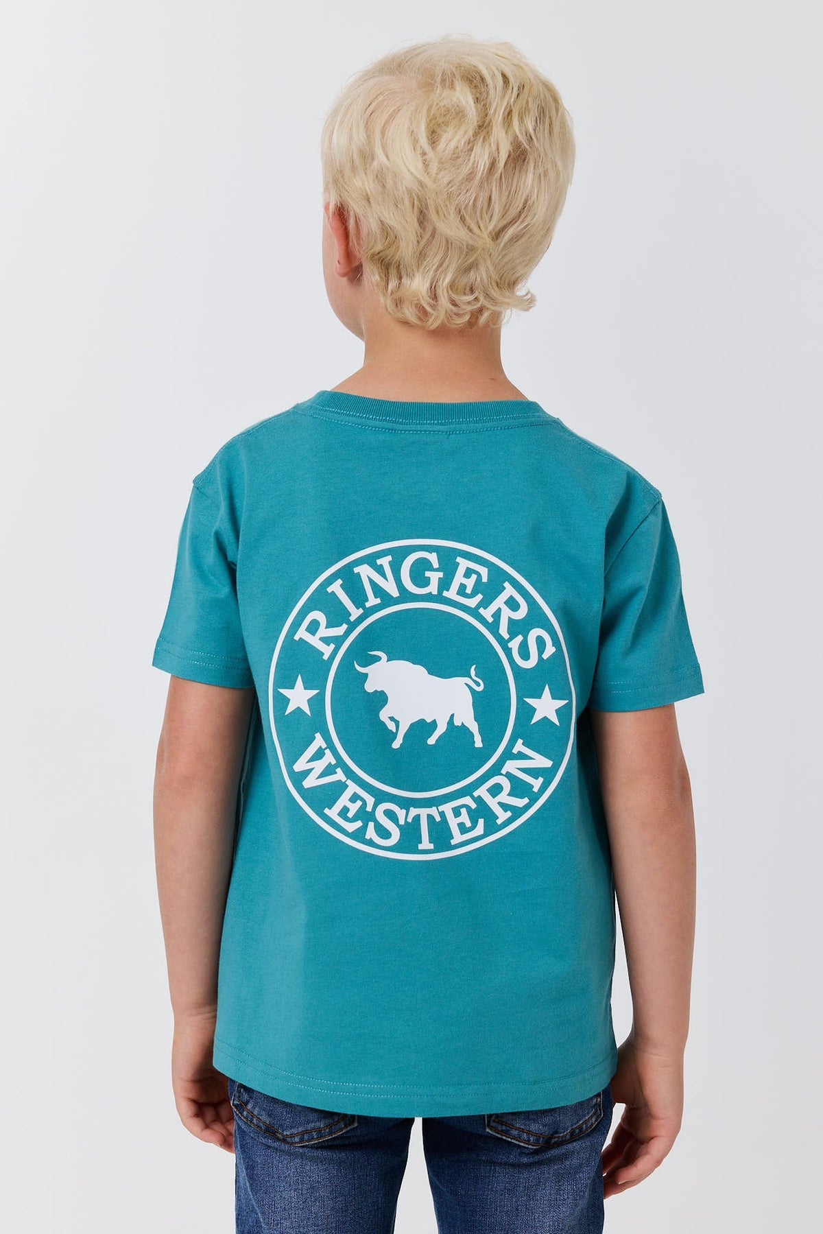 Teal / White