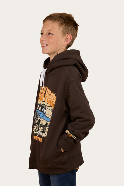 Ringers Western Truck Yeah Boys Oversized Pullover Hoodie