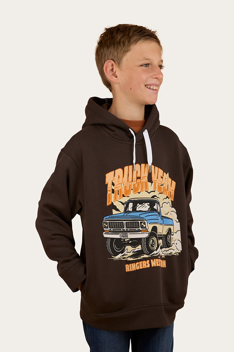 Ringers Western Truck Yeah Boys Oversized Pullover Hoodie