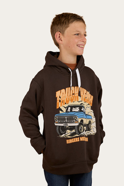 Ringers Western Truck Yeah Boys Oversized Pullover Hoodie