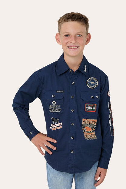 Ringers Western Freehand Kids Full Button Work Shirt