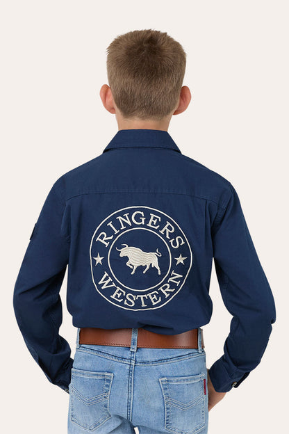 Ringers Western Freehand Kids Full Button Work Shirt