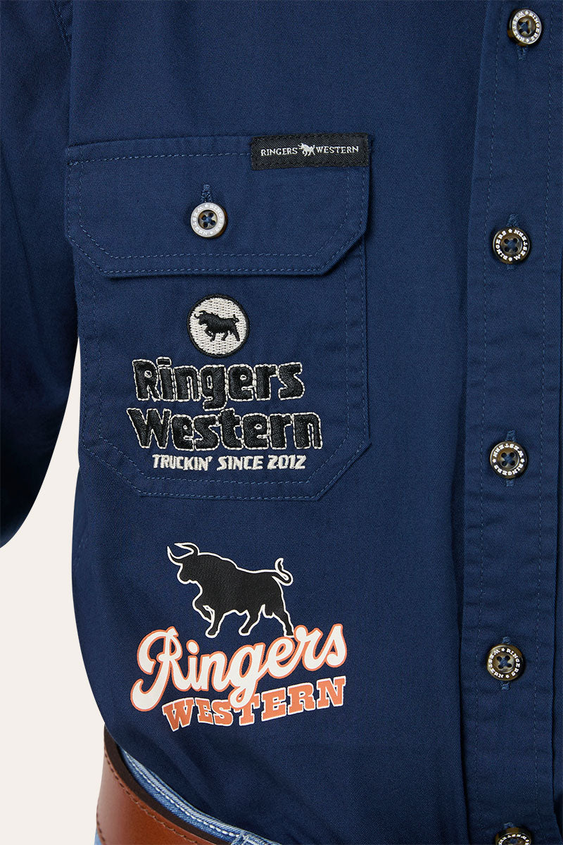 Ringers Western Freehand Kids Full Button Work Shirt