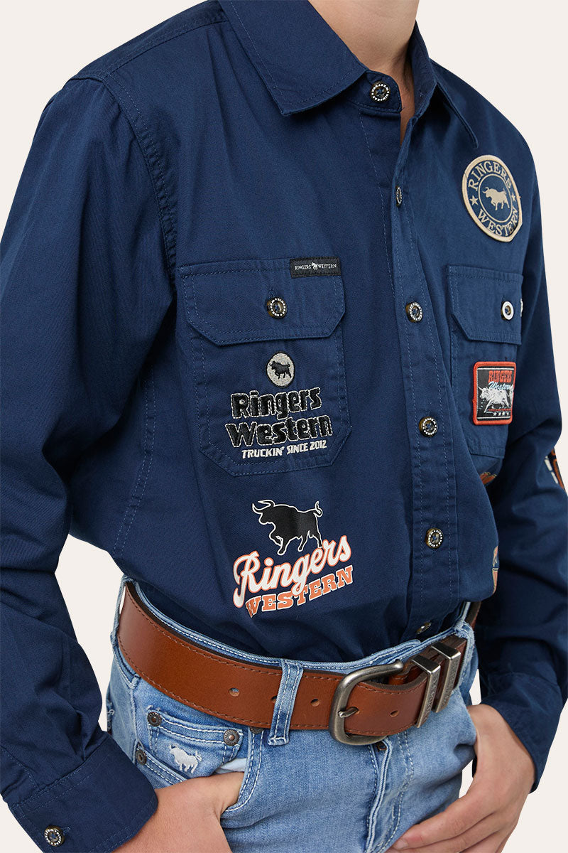 Ringers Western Freehand Kids Full Button Work Shirt