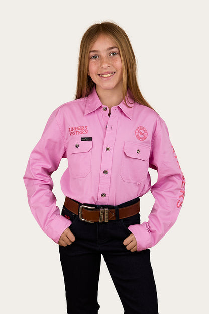 Ringers Western Jackaroo Kids Full Button Printed Work Shirt