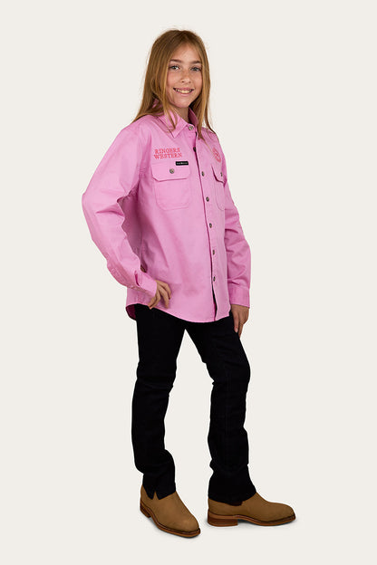 Ringers Western Jackaroo Kids Full Button Printed Work Shirt