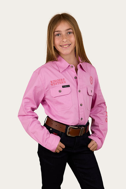 Ringers Western Jackaroo Kids Full Button Printed Work Shirt