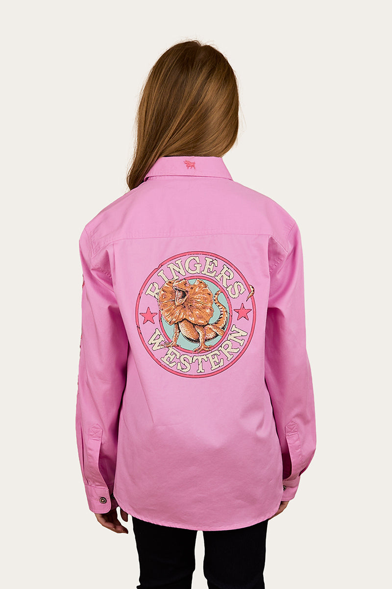 Ringers Western Jackaroo Kids Full Button Printed Work Shirt