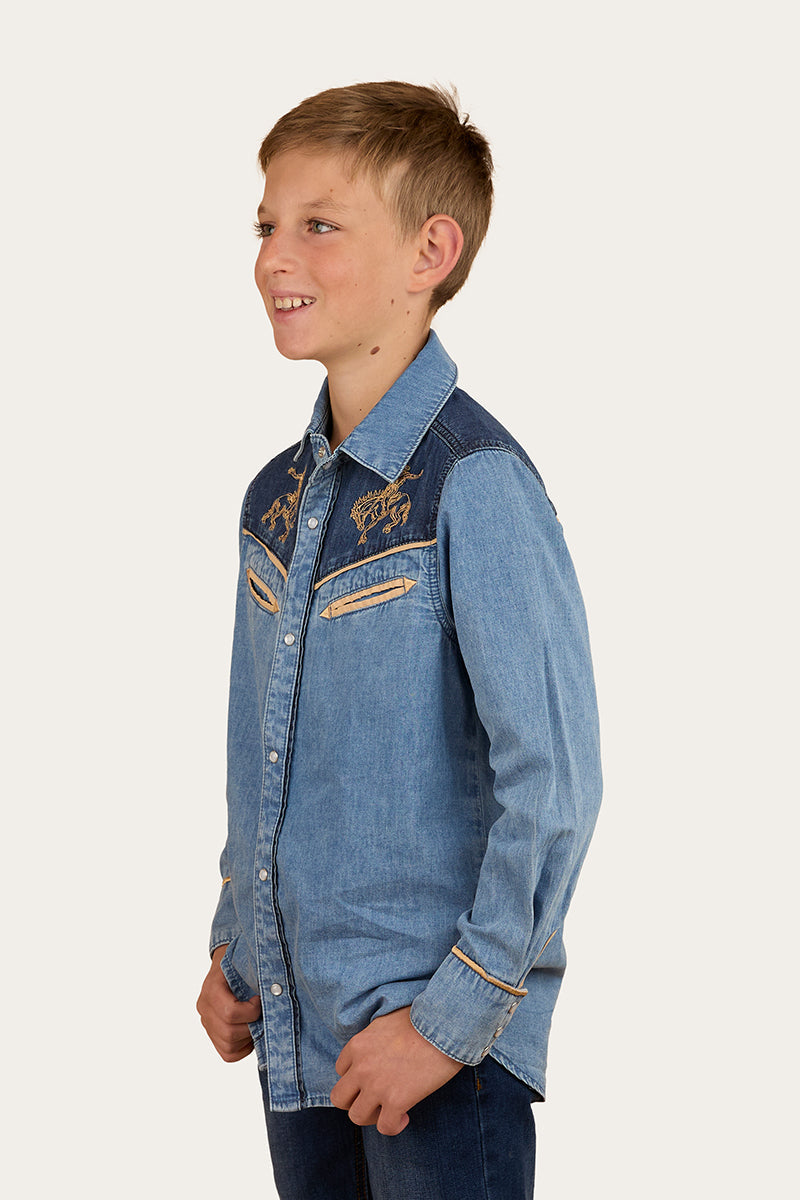 Ringers Western Jaxon Kids Western Shirt
