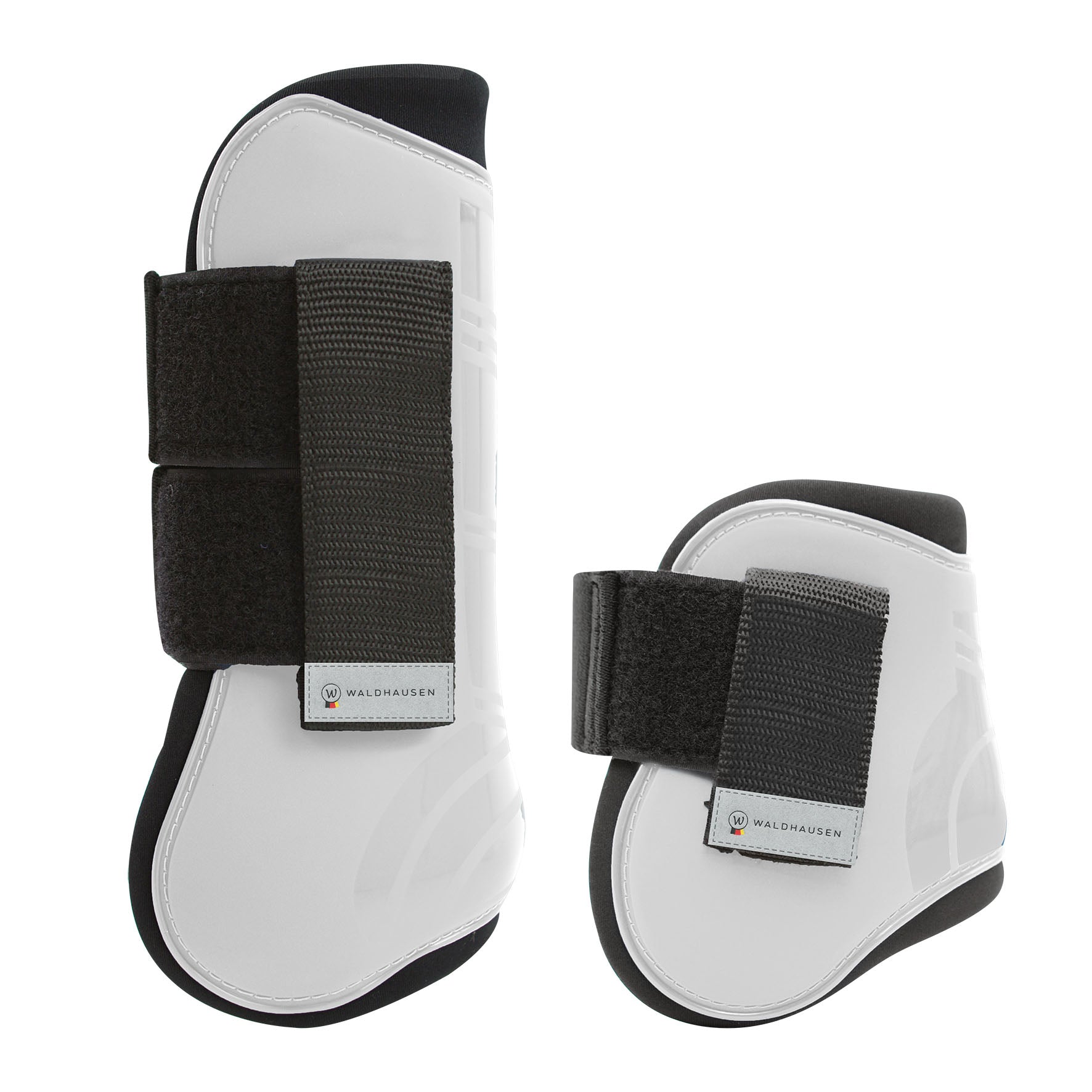 Waldhausen Pro Open Front Tendon &amp; Fetlock Boot Black Set of 4