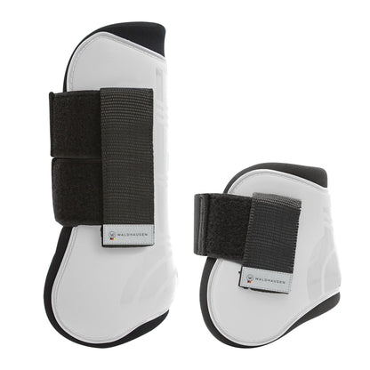 Waldhausen Pro Open Front Tendon &amp; Fetlock Boot Black Set of 4