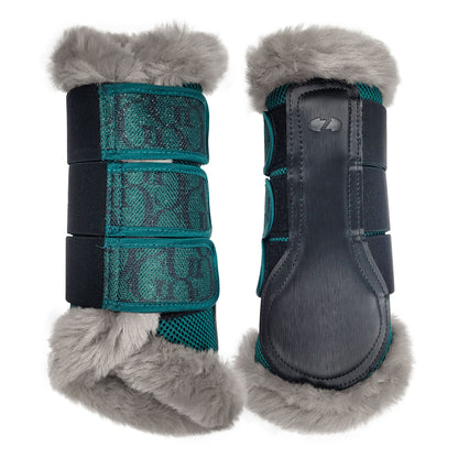 Zilco Glamour Dressage Boots Deep Green