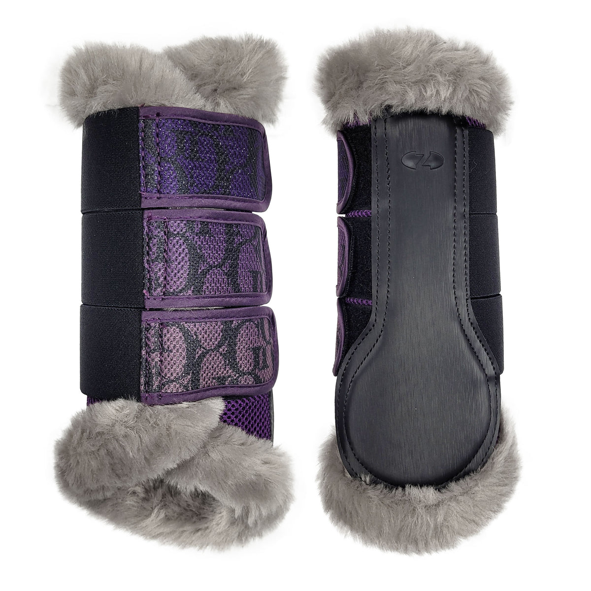 Zilco Glamour Dressage Boots Purple
