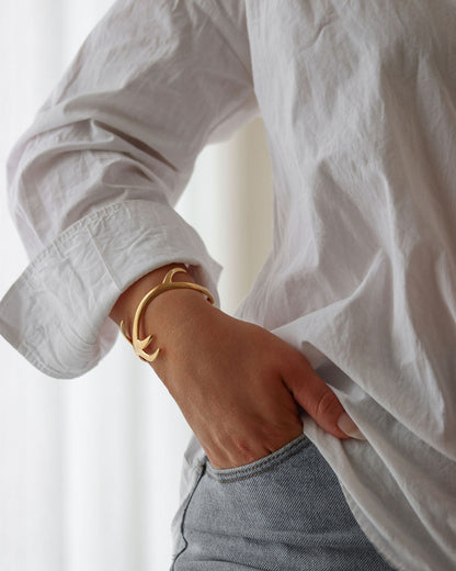 Whistle &amp; Pop Antler Cuff Bangle