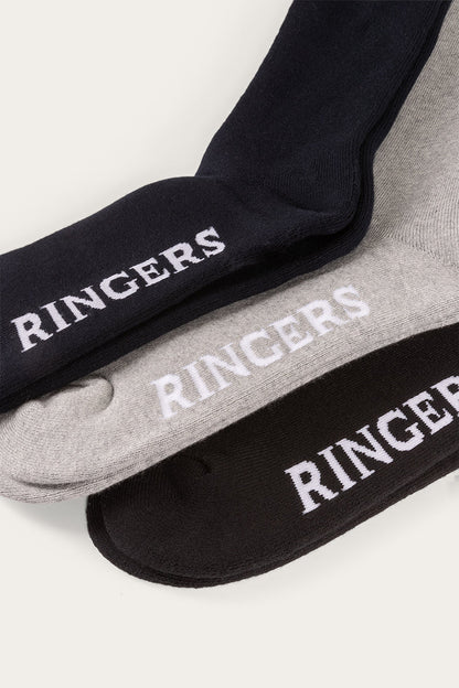 Ringers Western Kenilworth Mens 3 Pack Socks