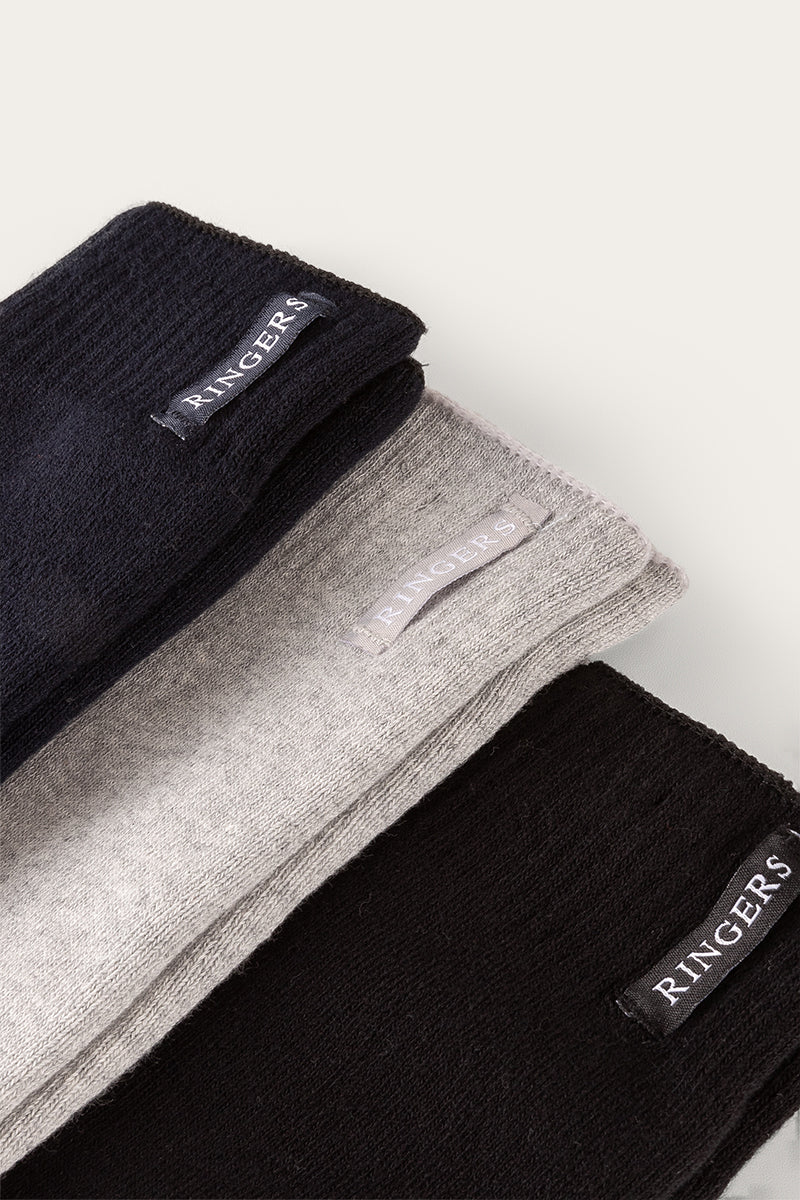 Ringers Western Kenilworth Mens 3 Pack Socks