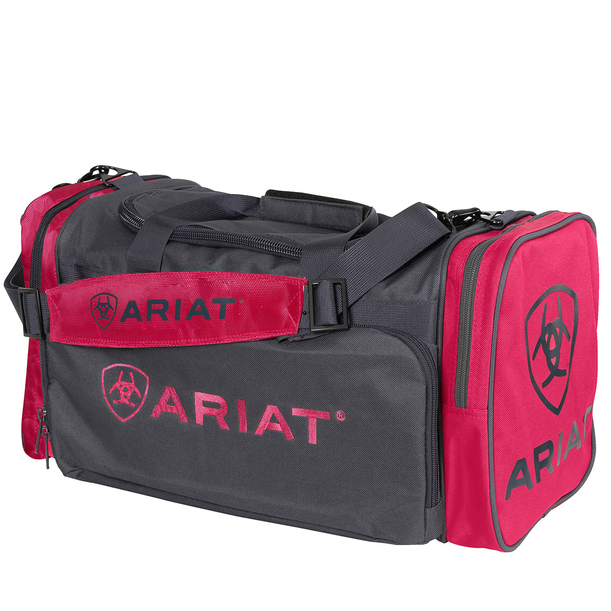 Ariat Junior Gear Bag - Pink/Charcoal