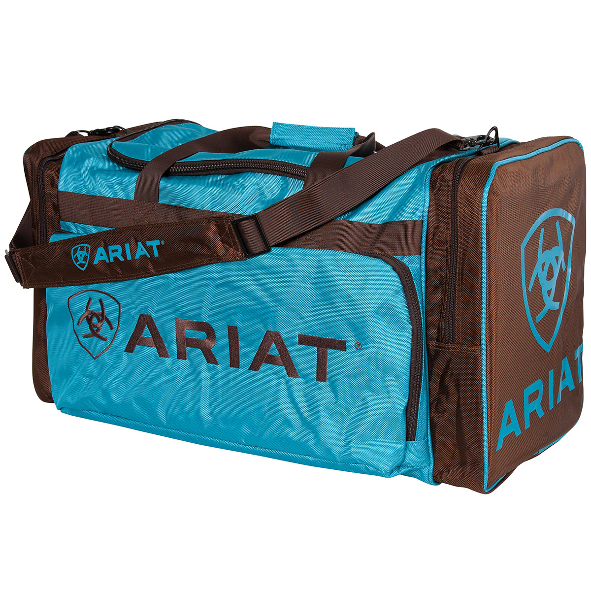 Ariat Full Size Gear Bag - Turquoise/Brown