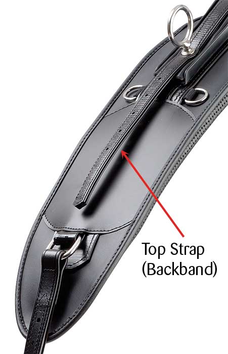Zilco Top Strap for Saddle To Suit Shaft Loop Saddle