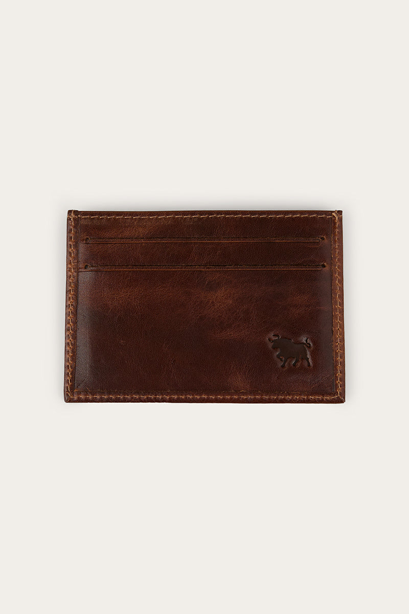 Ringers Western Toro Card Wallet - Cognac