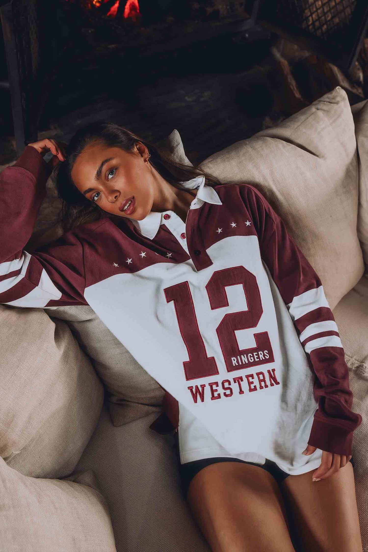 Ringers Western Williams Unisex Oversized Rugby Jersey