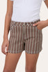 Ringers Western Tenika Stripe Youth Girls Denim Short - Country Stripe