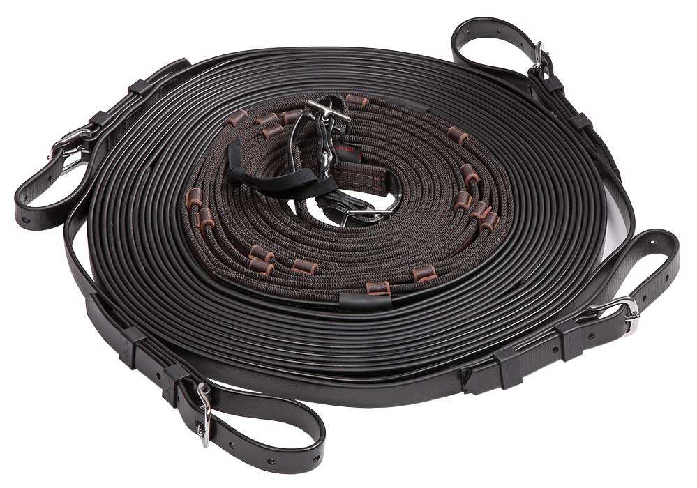 Zilco S-Grip Team Leader Reins (Fixed) Pony - 640cm