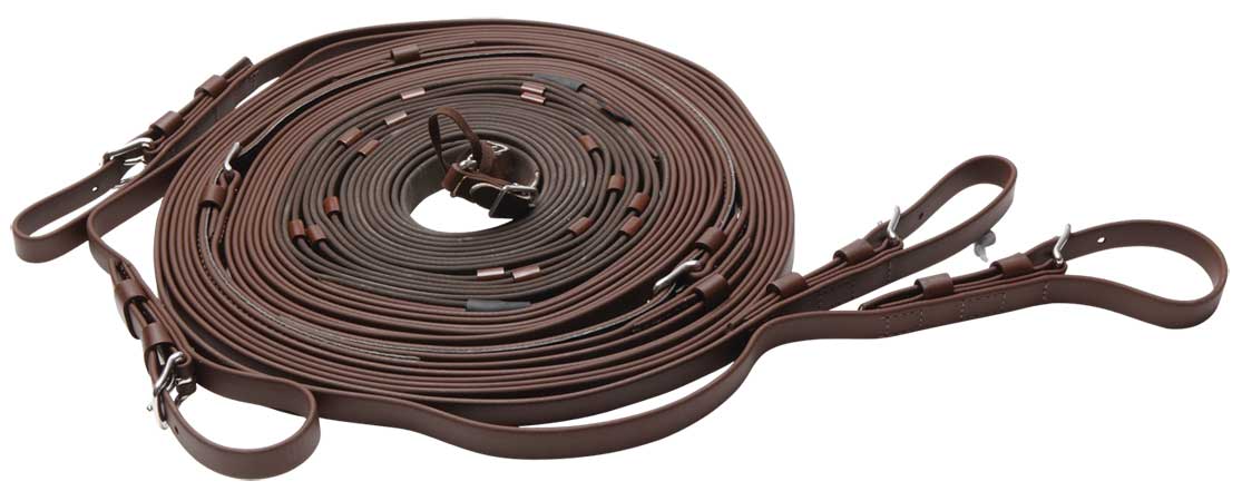 Zilco Z-Grip Team Leader Reins (Buckle) Pony - 640cm