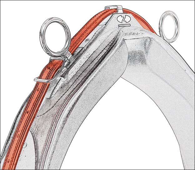 Zilco Sliding Backband Top Strap Black
