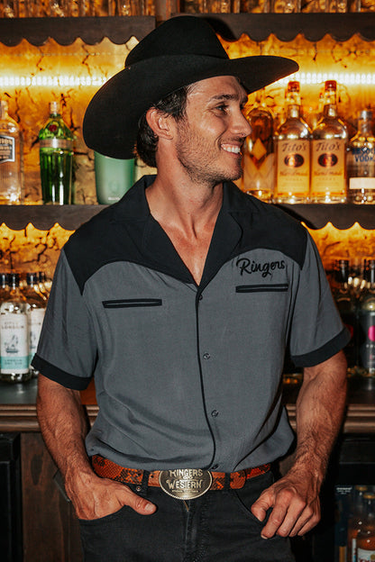 Ringers Western Lineman Mens Bowling Shirt
