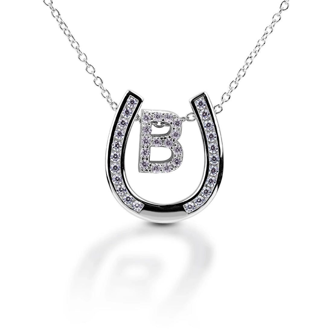 Kelly Herd Personalised Initial Horseshoe Necklace