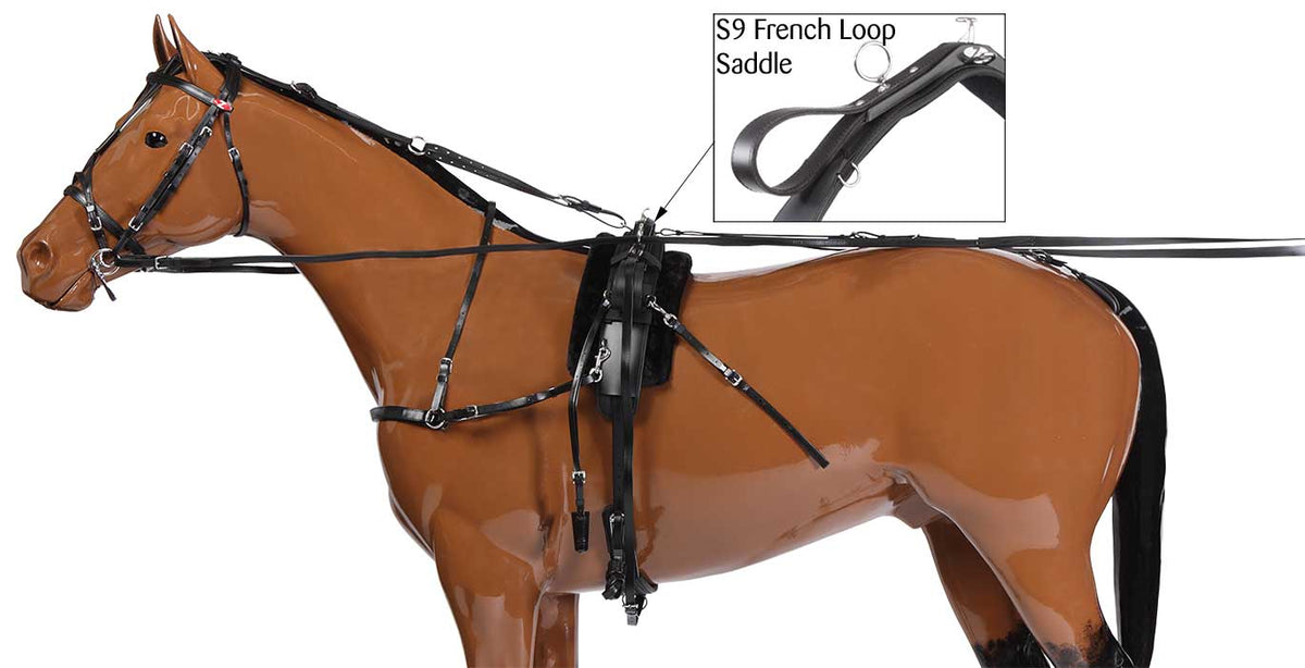Zilco H309 French Loop Harness Black