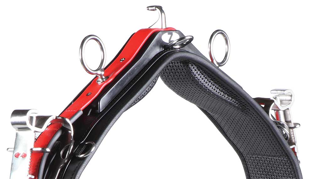 Zilco S5 Quick Hitch Saddle Black/Red