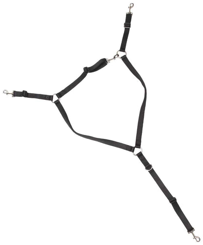 Zilco Webbing Buxton Breastplate Black/Black