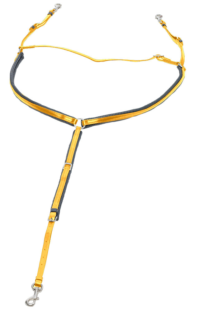 Zilco Buxton Breastplate Black/Yellow Full Size