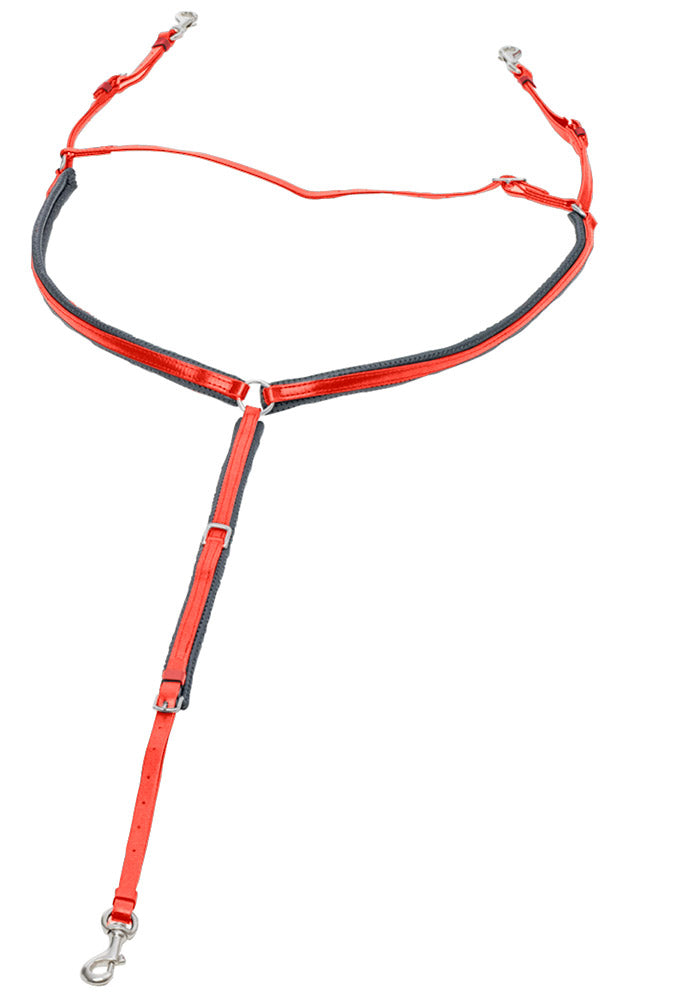 Zilco Buxton Breastplate Black/Red Full Size