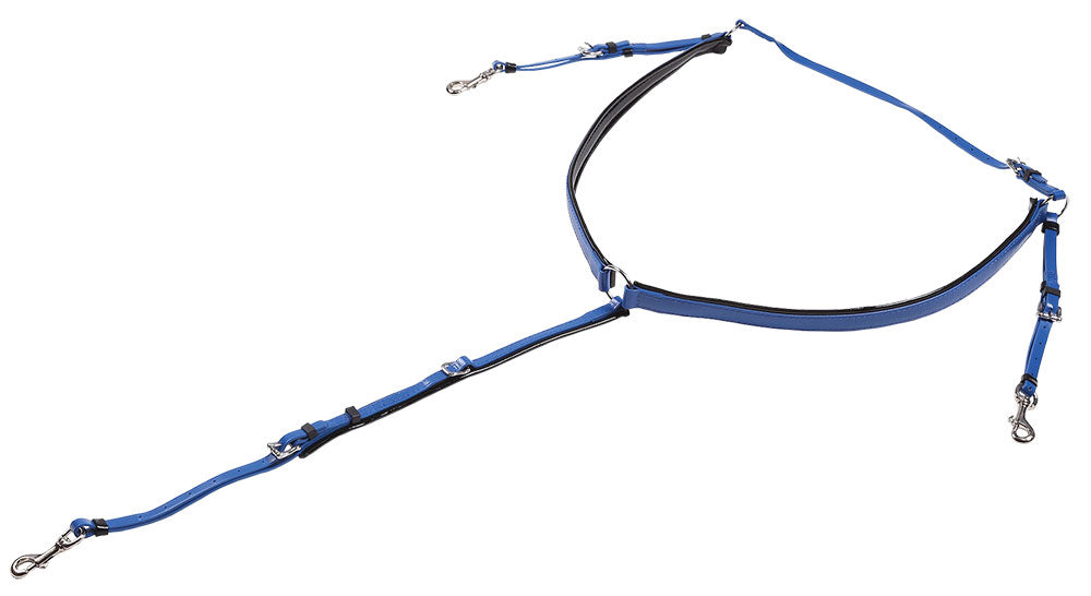 Zilco Deluxe Buxton Breastplate Black/Blue