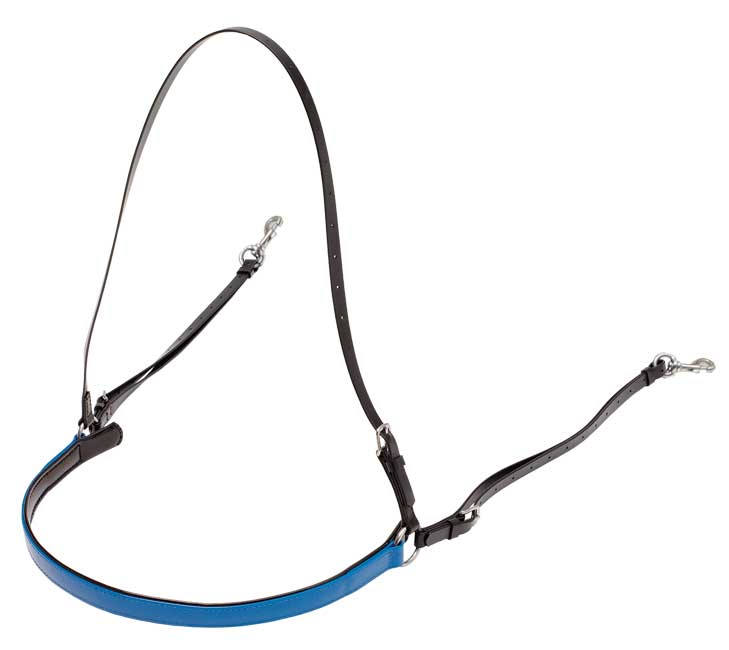 Zilco Padded French Breastplate Black/Blue