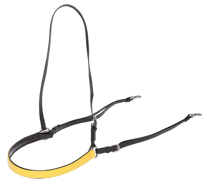 Zilco Padded French Breastplate Black/Yellow