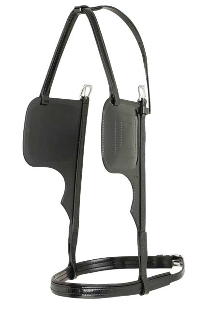 Zilco Square Eye Blind &amp; Noseband Black