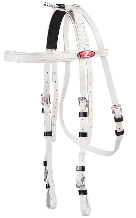 Zilco Extended Throat Harness Bridle White