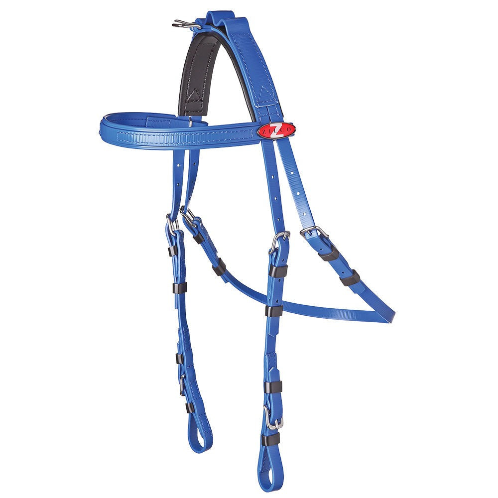 Zilco Open Harness Bridle Blue Full Size