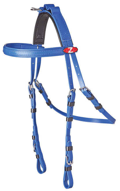 Zilco Open Harness Bridle Blue Full Size