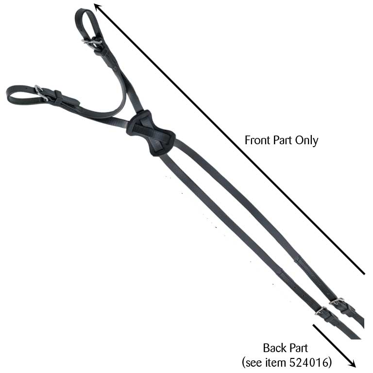 Zilco Headcheck Front Part Only Adjustable Front Model