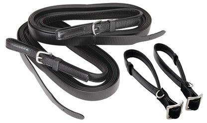 Zilco Plain Reins with Moveable Loops 4.8m