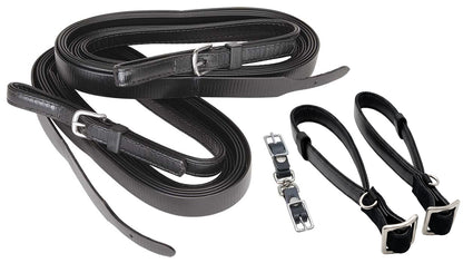 Zilco Plain Reins with Moveable Loops 3.8m