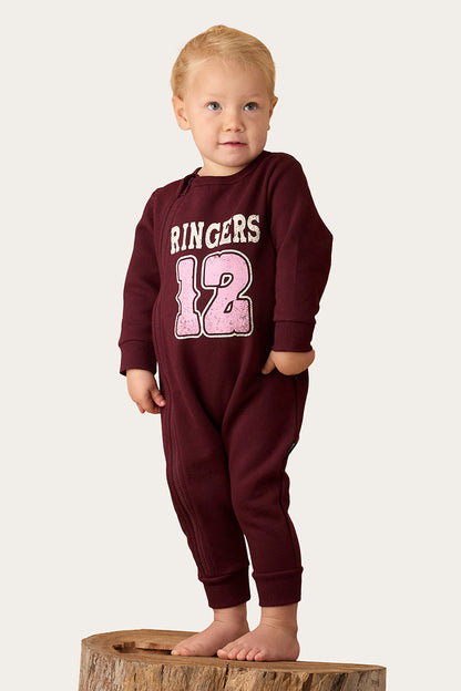 Ringers Western Moto Babies Fleece LS Zip Onsie