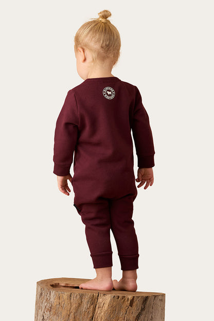 Ringers Western Moto Babies Fleece LS Zip Onsie